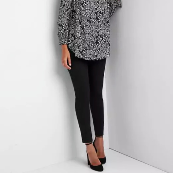 Gap Maternity Full Panel Ponte Leggings Gray - Picture 2 of 5